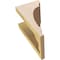 Ekena Millwork 5"W x 5"D x 10"H Wide Hughes Rough Cedar Woodgrain TimberThane Corbel, Primed Tan CORUR05X05X10HUGRCPR - alternate 3
